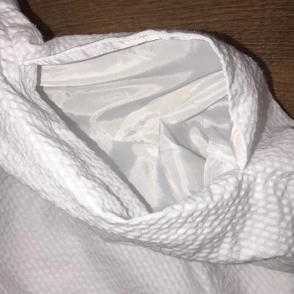 Lauren James size medium white seersucker dress - Picture 6 of 8